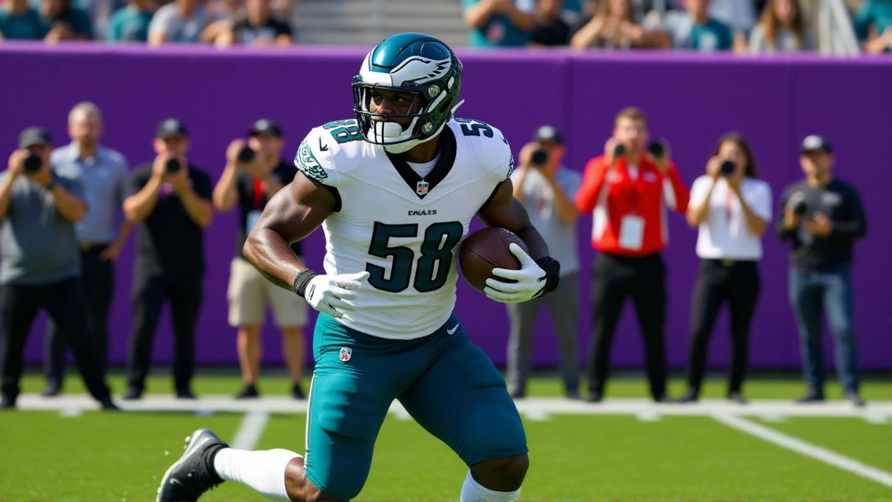 Jalyx Hunt's Pick‑Six Secures Eagles' 28‑22 Victory over Vikings